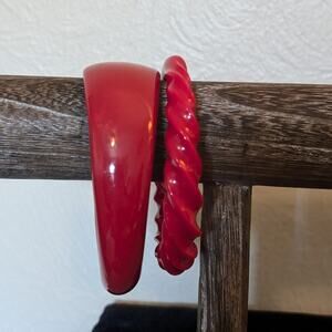 Vintage Red Bangle Lot